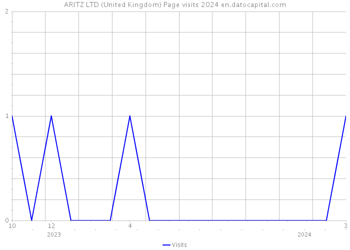 ARITZ LTD (United Kingdom) Page visits 2024 