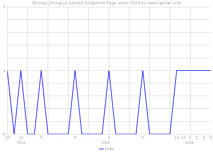 Chong Chong Lü (United Kingdom) Page visits 2024 