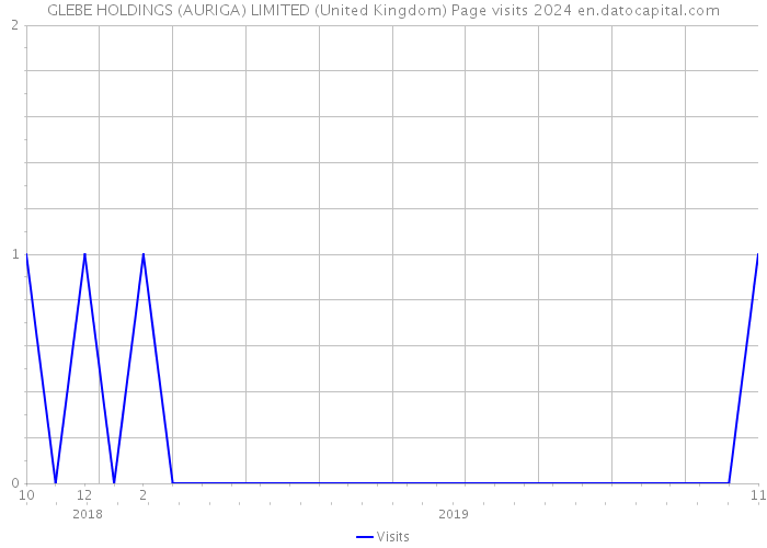 GLEBE HOLDINGS (AURIGA) LIMITED (United Kingdom) Page visits 2024 