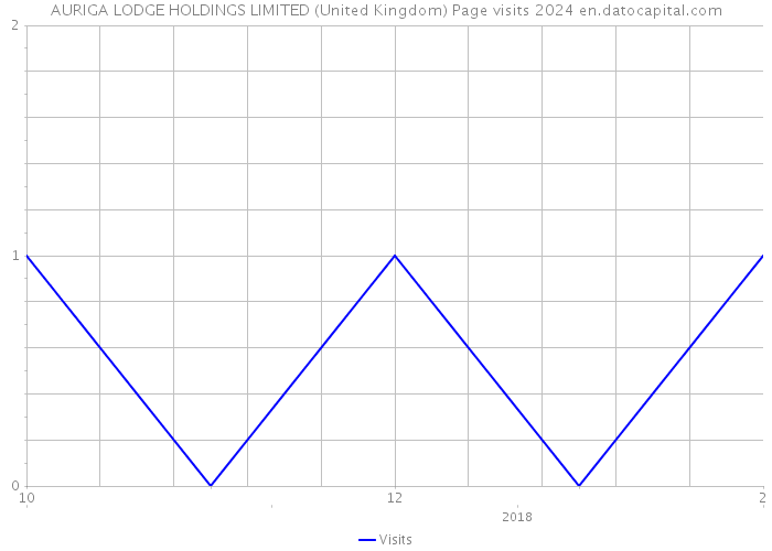 AURIGA LODGE HOLDINGS LIMITED (United Kingdom) Page visits 2024 