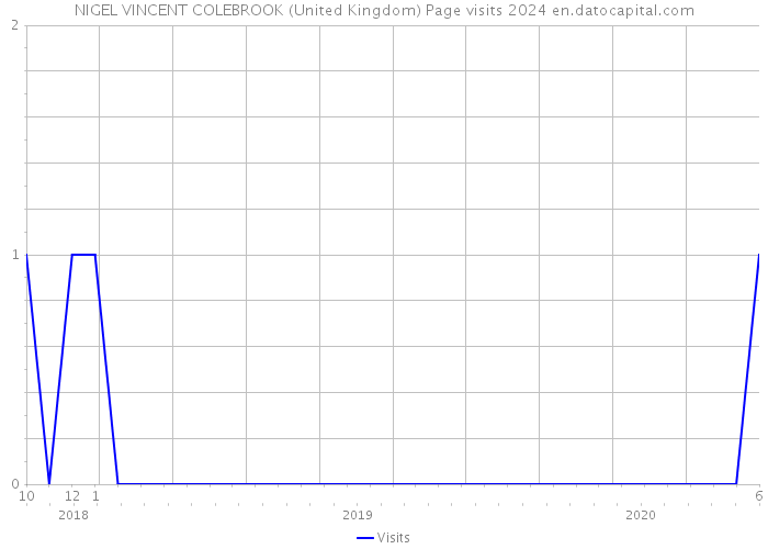 NIGEL VINCENT COLEBROOK (United Kingdom) Page visits 2024 