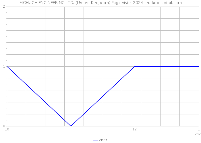 MCHUGH ENGINEERING LTD. (United Kingdom) Page visits 2024 