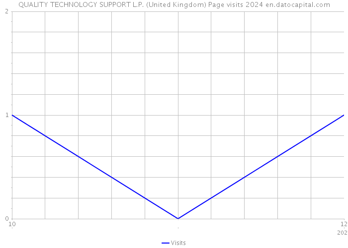 QUALITY TECHNOLOGY SUPPORT L.P. (United Kingdom) Page visits 2024 