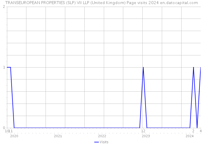 TRANSEUROPEAN PROPERTIES (SLP) VII LLP (United Kingdom) Page visits 2024 