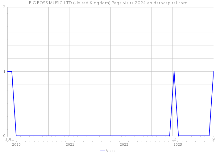 BIG BOSS MUSIC LTD (United Kingdom) Page visits 2024 