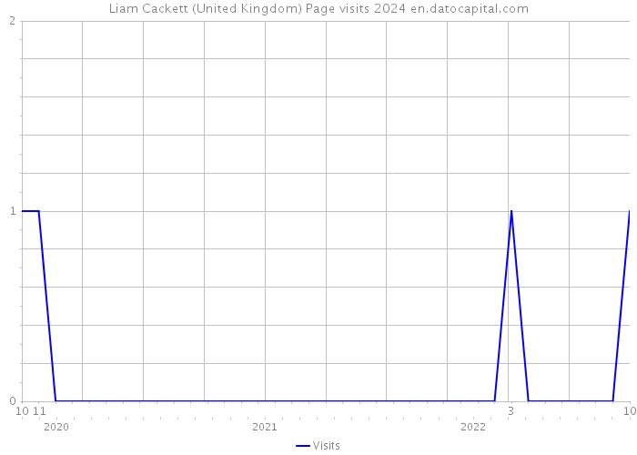 Liam Cackett (United Kingdom) Page visits 2024 