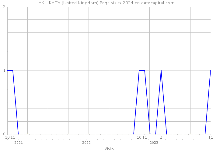 AKIL KATA (United Kingdom) Page visits 2024 