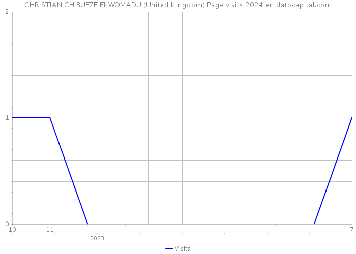 CHRISTIAN CHIBUEZE EKWOMADU (United Kingdom) Page visits 2024 