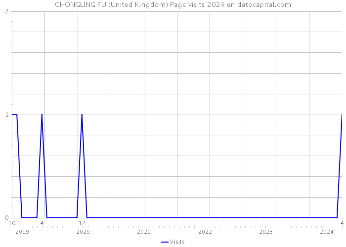 CHONGLING FU (United Kingdom) Page visits 2024 