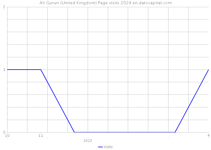Ali Gurun (United Kingdom) Page visits 2024 