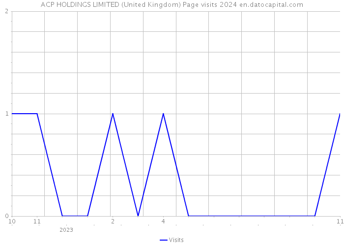 ACP HOLDINGS LIMITED (United Kingdom) Page visits 2024 