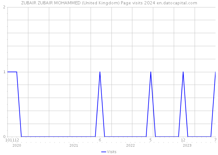 ZUBAIR ZUBAIR MOHAMMED (United Kingdom) Page visits 2024 