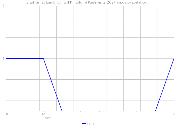 Brad James Lamb (United Kingdom) Page visits 2024 