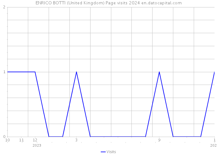 ENRICO BOTTI (United Kingdom) Page visits 2024 