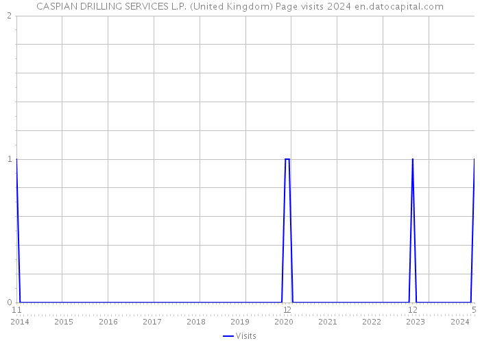 CASPIAN DRILLING SERVICES L.P. (United Kingdom) Page visits 2024 