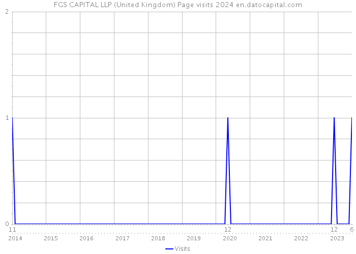 FGS CAPITAL LLP (United Kingdom) Page visits 2024 