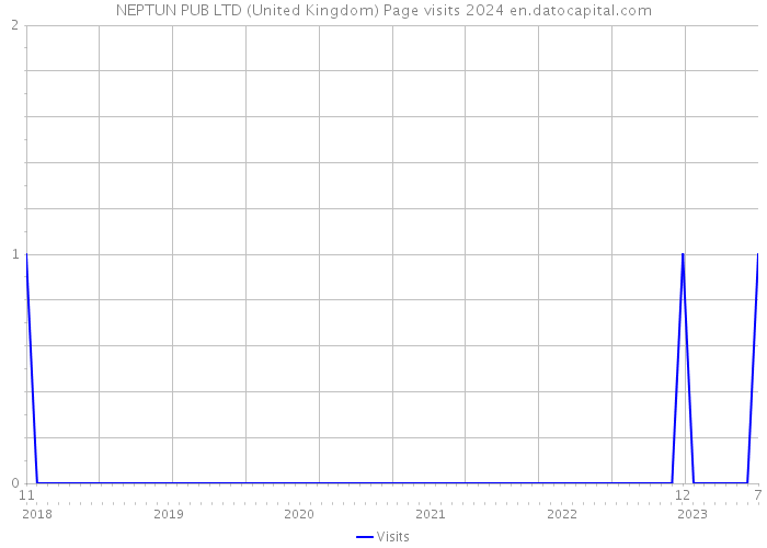 NEPTUN PUB LTD (United Kingdom) Page visits 2024 