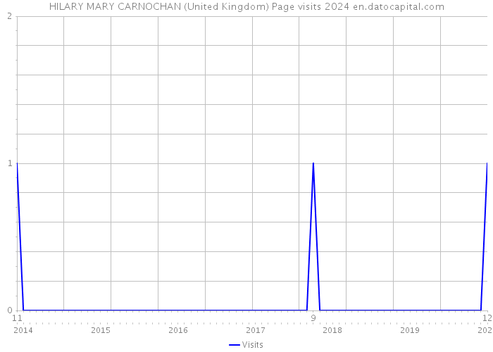 HILARY MARY CARNOCHAN (United Kingdom) Page visits 2024 