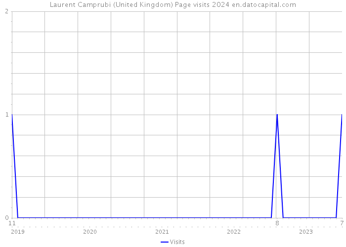 Laurent Camprubi (United Kingdom) Page visits 2024 
