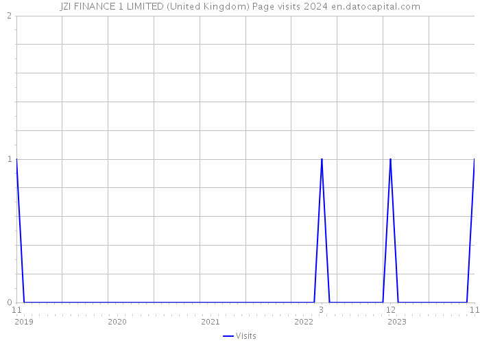 JZI FINANCE 1 LIMITED (United Kingdom) Page visits 2024 