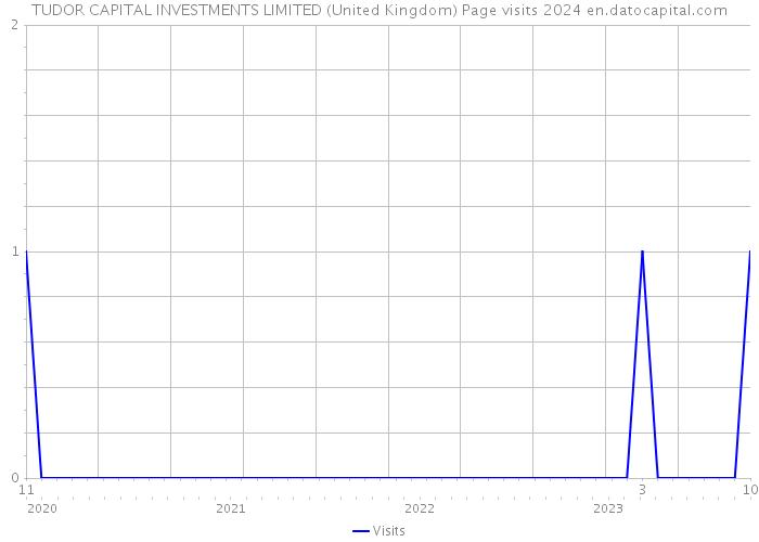 TUDOR CAPITAL INVESTMENTS LIMITED (United Kingdom) Page visits 2024 