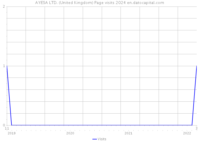 AYESA LTD. (United Kingdom) Page visits 2024 
