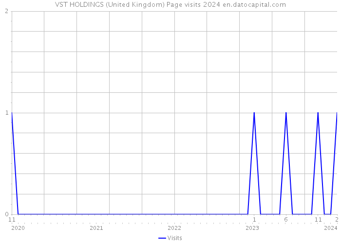VST HOLDINGS (United Kingdom) Page visits 2024 