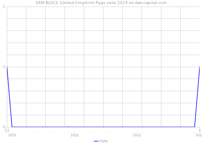 SAM BLOCK (United Kingdom) Page visits 2024 