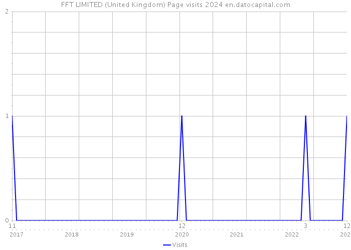 FFT LIMITED (United Kingdom) Page visits 2024 