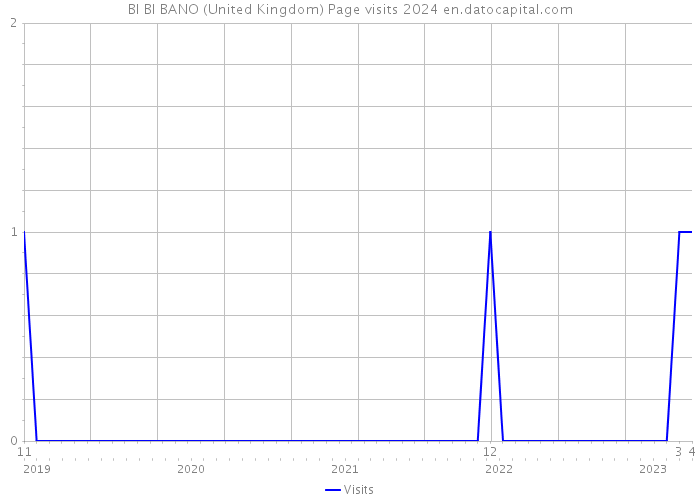BI BI BANO (United Kingdom) Page visits 2024 