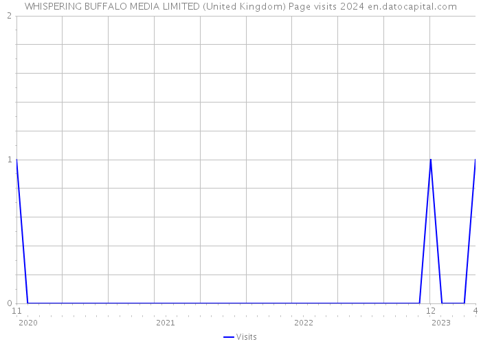 WHISPERING BUFFALO MEDIA LIMITED (United Kingdom) Page visits 2024 