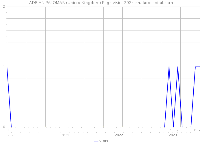 ADRIAN PALOMAR (United Kingdom) Page visits 2024 