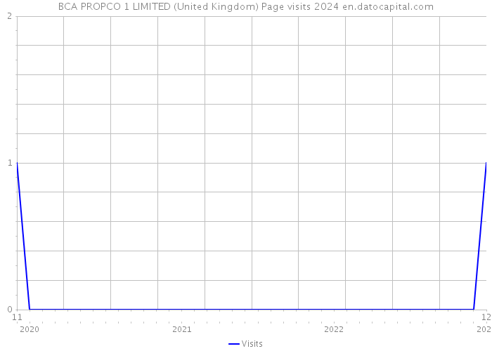 BCA PROPCO 1 LIMITED (United Kingdom) Page visits 2024 