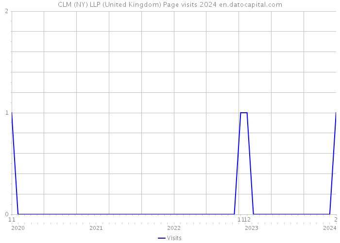 CLM (NY) LLP (United Kingdom) Page visits 2024 