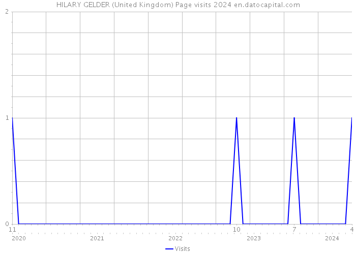 HILARY GELDER (United Kingdom) Page visits 2024 