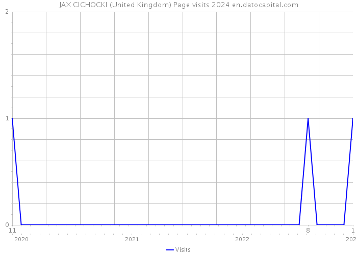 JAX CICHOCKI (United Kingdom) Page visits 2024 