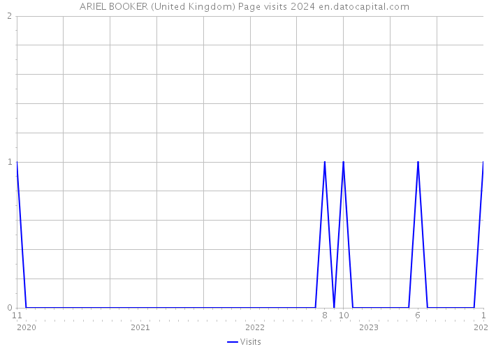ARIEL BOOKER (United Kingdom) Page visits 2024 