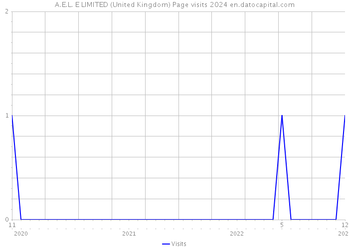 A.E.L. E LIMITED (United Kingdom) Page visits 2024 
