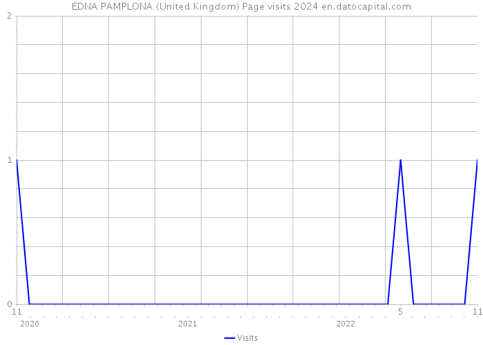 EDNA PAMPLONA (United Kingdom) Page visits 2024 