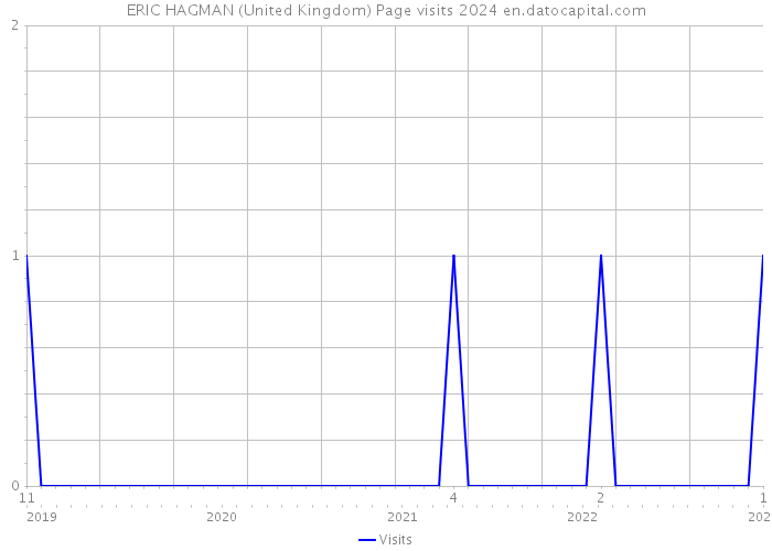 ERIC HAGMAN (United Kingdom) Page visits 2024 
