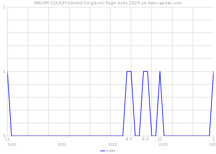 MAXIM GOUGH (United Kingdom) Page visits 2024 