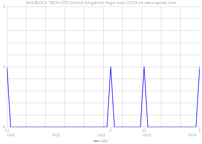SAS BLOCK TECH LTD (United Kingdom) Page visits 2024 