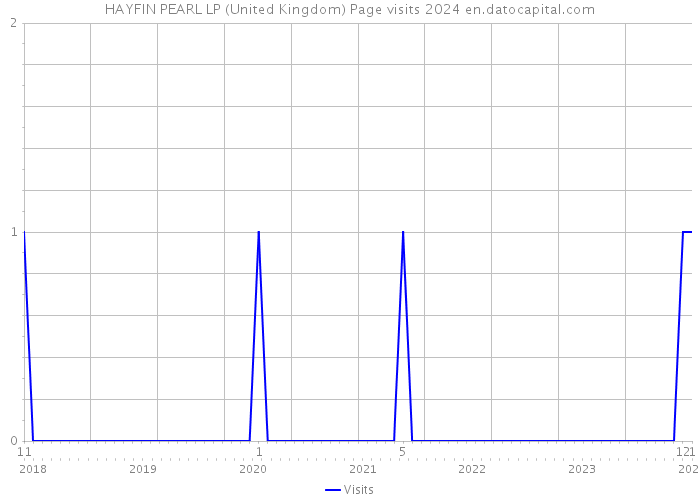 HAYFIN PEARL LP (United Kingdom) Page visits 2024 
