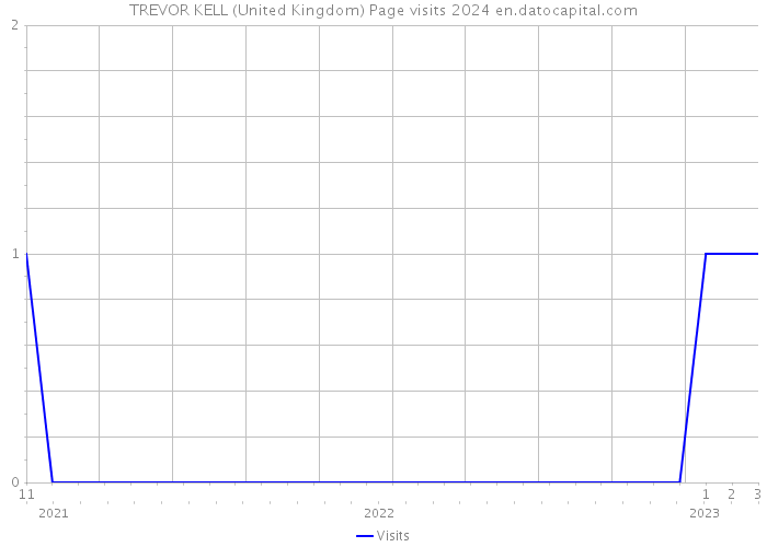 TREVOR KELL (United Kingdom) Page visits 2024 