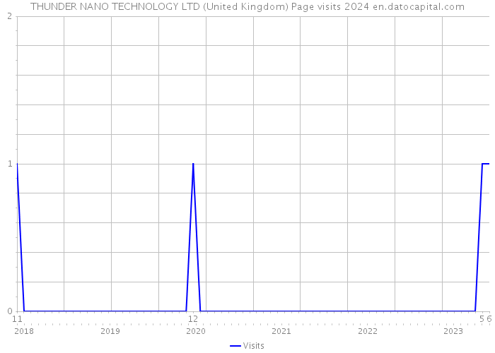 THUNDER NANO TECHNOLOGY LTD (United Kingdom) Page visits 2024 