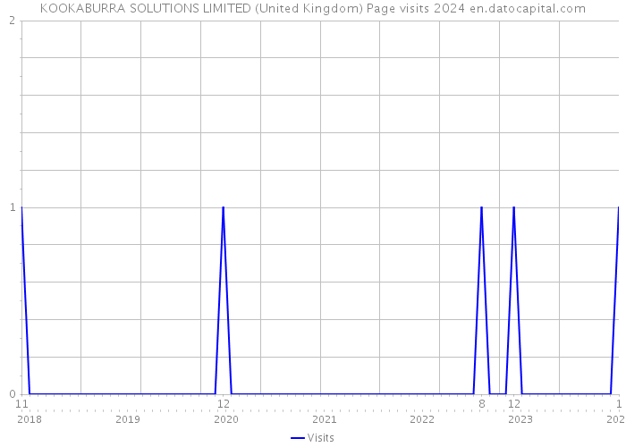 KOOKABURRA SOLUTIONS LIMITED (United Kingdom) Page visits 2024 
