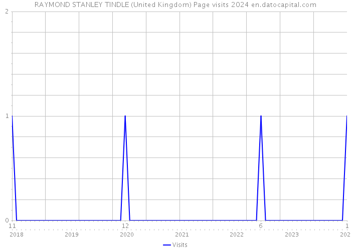 RAYMOND STANLEY TINDLE (United Kingdom) Page visits 2024 