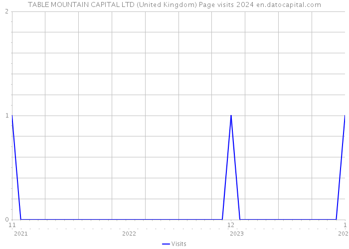 TABLE MOUNTAIN CAPITAL LTD (United Kingdom) Page visits 2024 