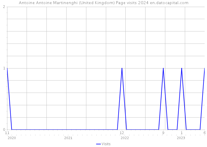 Antoine Antoine Martinenghi (United Kingdom) Page visits 2024 