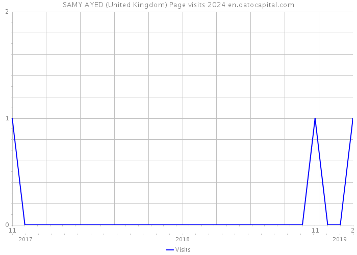 SAMY AYED (United Kingdom) Page visits 2024 